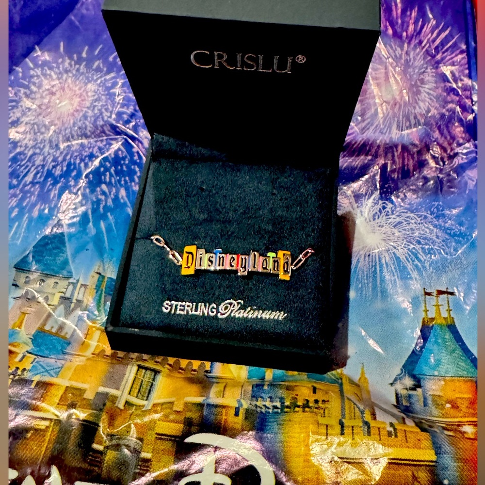 Crislu Disneyland Marquee Bracelet